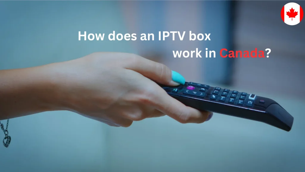 how an IPTV box works using internet connection
